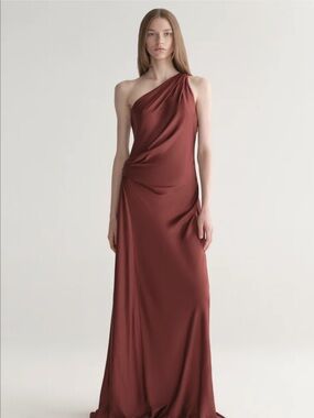 A.L.C | NWOT! Aster Satin One Shoulder Gown